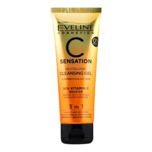 Eveline C Sensation Cleansing Gel 10% Vitamin C 3In1 Booster – 150ml