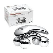 4D Manual Roller Massager 360 Rotate Roller Face Body Massager For Skin Lifting, Wrinkle Remover and Facial Massage, Relaxation and Skin Tightening