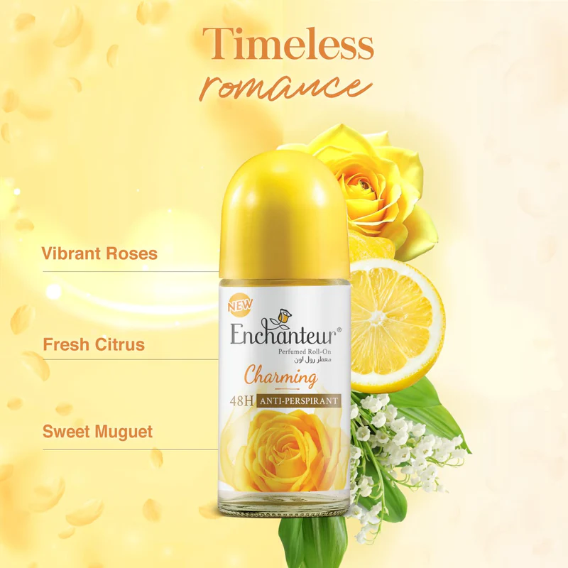 Enchanteur Charming Perfumed Deo Roll-On 50ml - Image 2