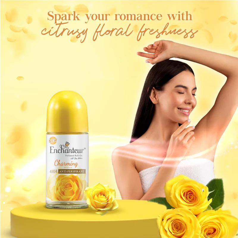 Enchanteur Charming Perfumed Deo Roll-On 50ml - Image 3