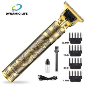Original Vintage T9 Hair Trimmer Metal body USB Rechargeable Beard Clipper Hair Removal Cutting Machine