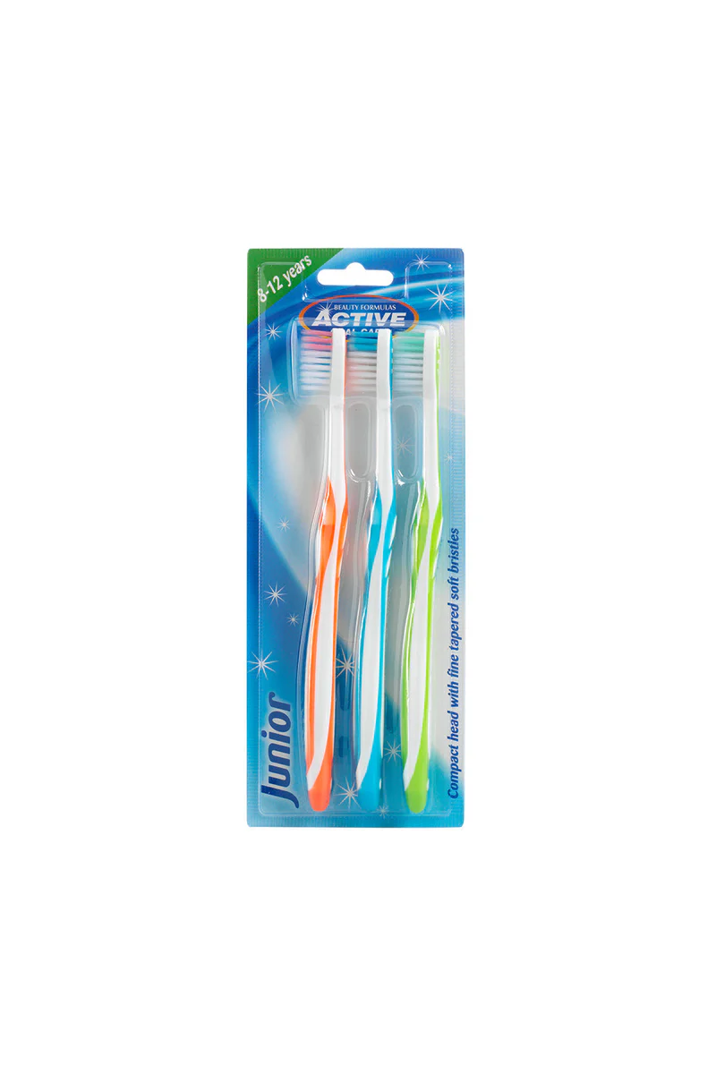 Beauty Formulas Active 3S Junior Tooth Brush 8-12Yrs - Image 2
