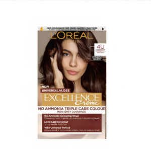 Loreal Excellence Crème Tripple Protection - 4U Dark Brown Hair Color 48ml