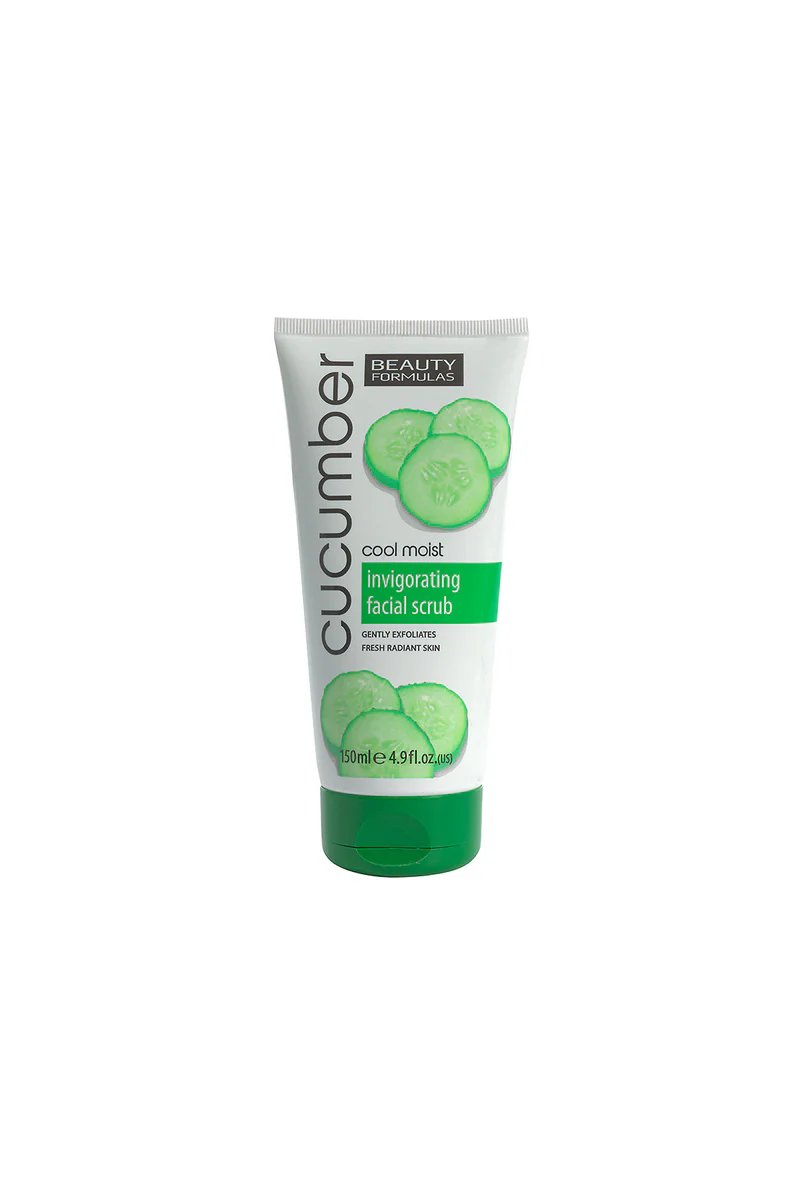 Beauty Formulas Cucumber Cool Facial Scrub 150ml - Image 2