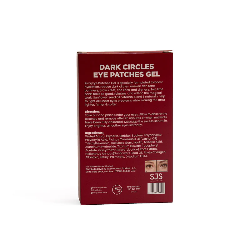 Rivaj Eye Patches Gel (Dark Circles) - Image 2