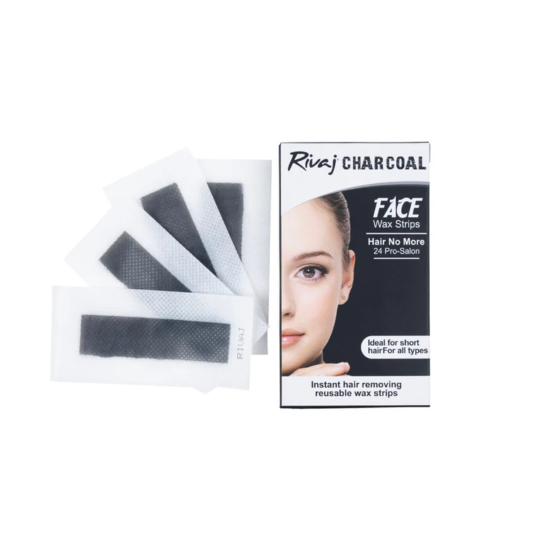 Rivaj Charcoal Face Wax Strips - Image 3
