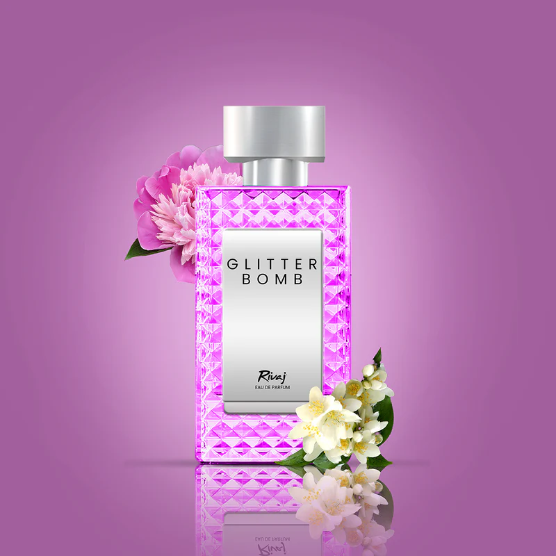 Rivaj Glitter Bomb Women Perfume 85ml - Image 5