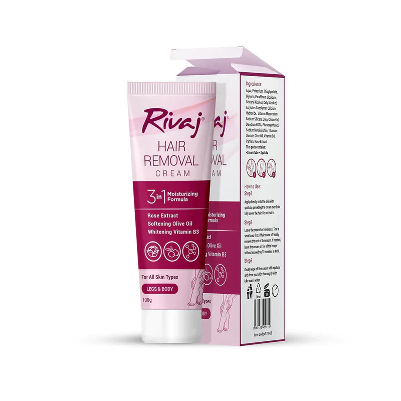 Rivaj Hair Removal Cream (100 Grams) - Image 2