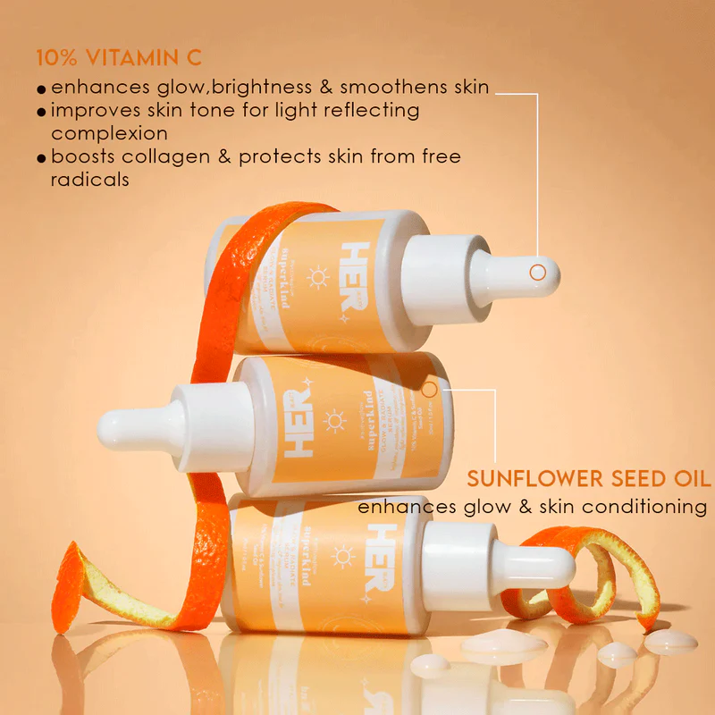 Her Beauty Super Kind Glow & Radiate Serum 30ml - Image 2