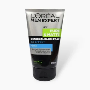 Loreal Men Matte & Pure Charcoal Facial Foam 100ml