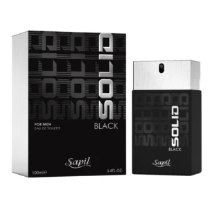 Sapil Solid Black Perfume EDT For Men 100ml (917)