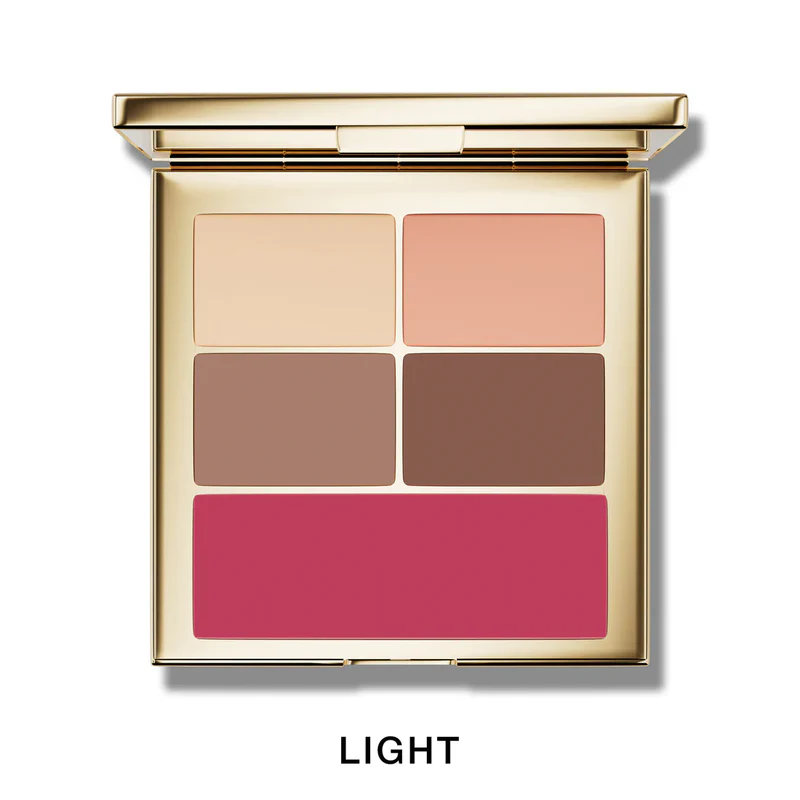 BBA 24K Gold & Roses Sculpt Palette Light