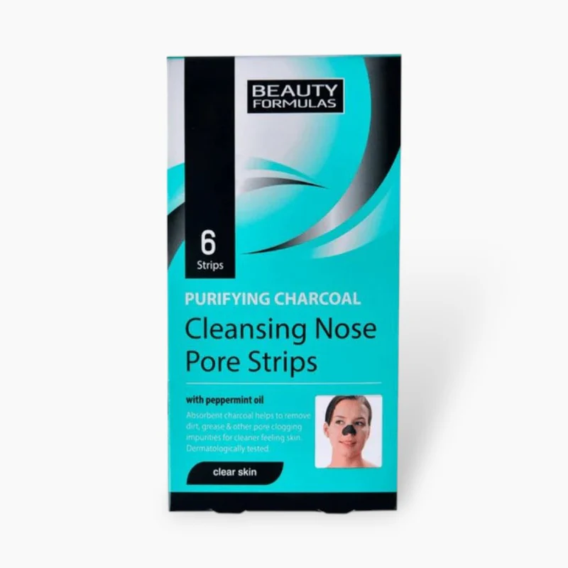Beauty Formula Purifying Charcol Nose Strips 6S