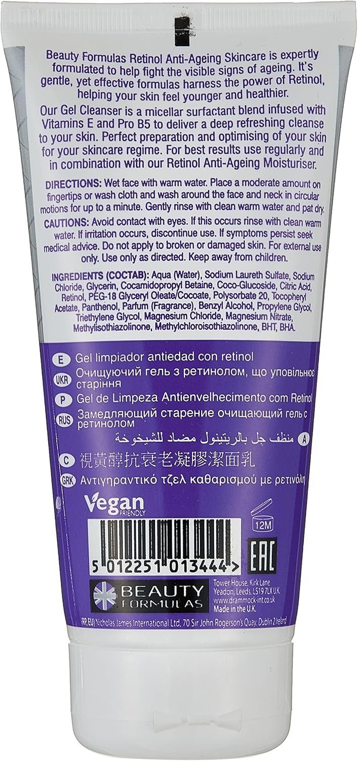 Beauty Formula Retinol Gel Cleanser 150ml - Face - view 4