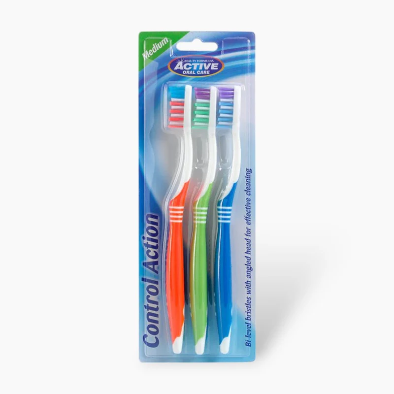 Beauty Formulas Active 3S Control Action Medium Tooth Brush