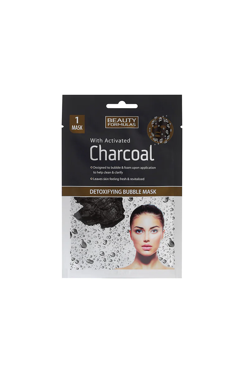 Beauty Formulas Charcoal Detoxifying Bubble Sheet Mask - view 2