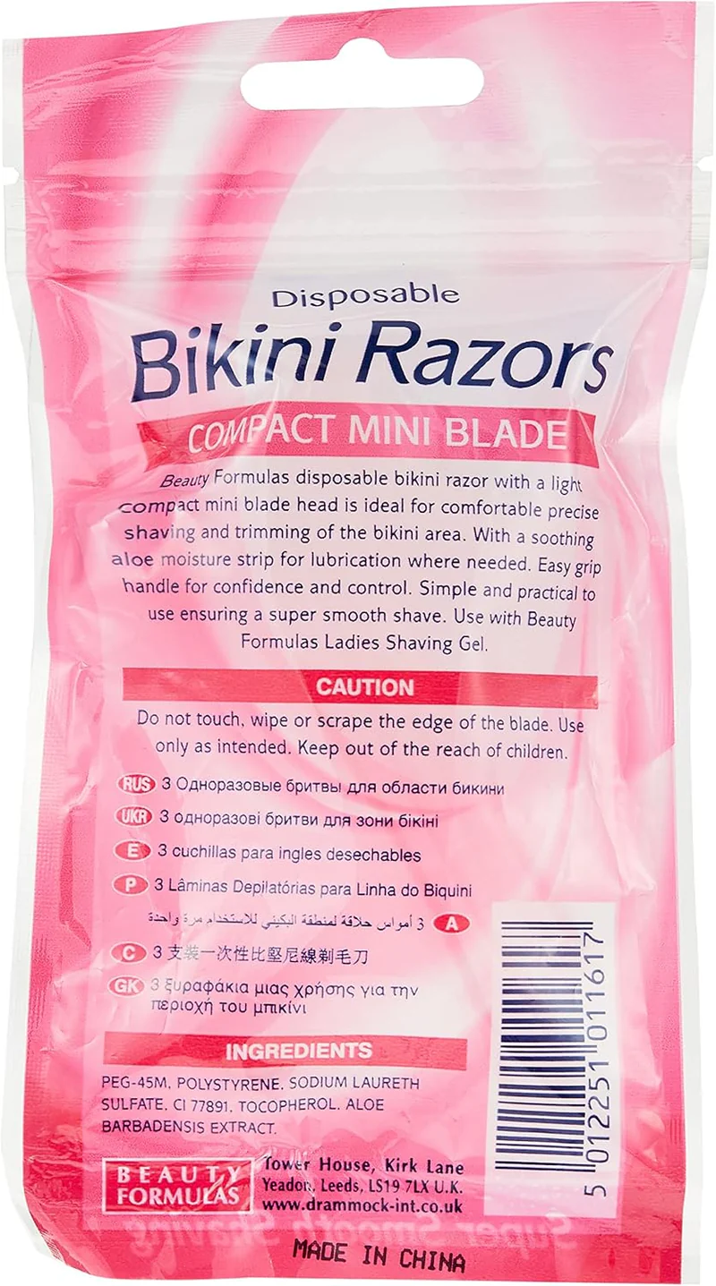 Beauty Formulas Disposable Bikini Ladies Razor (Pack Of 3) - Men & Women Razors - view 3