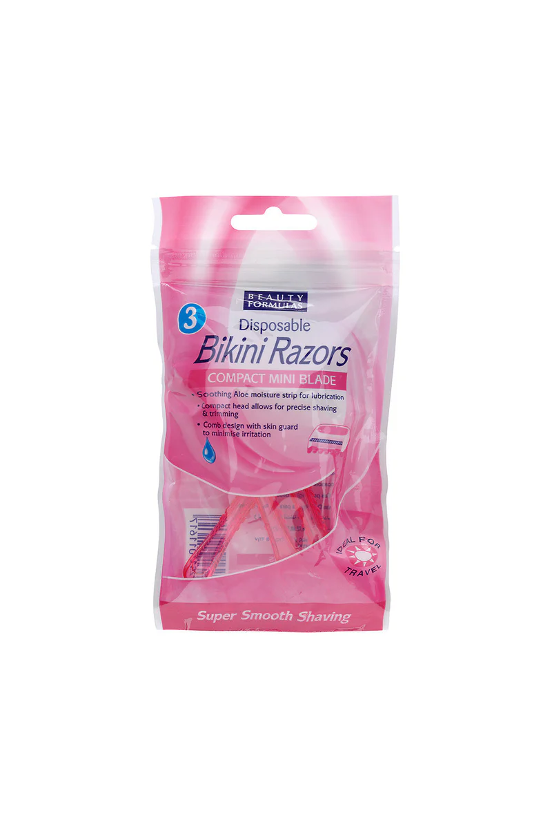 Beauty Formulas Disposable Bikini Ladies Razor (Pack Of 3) - Men & Women Razors - view 4