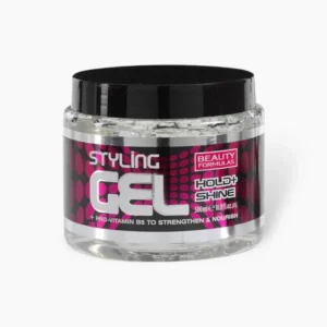 Beauty Formulas Hold & Shine Clear Styling Gel 500ml - Hair Care