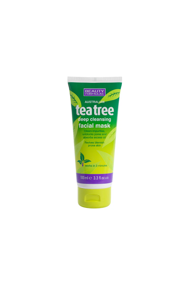 Beauty Formulas Tea Tree Deep Cleansing Facial Mask 100ml - Face Mask - view 4