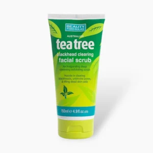 Beauty Formulas Tea Tree Facial Scrub 150ml - Scrubs & Exfoliators