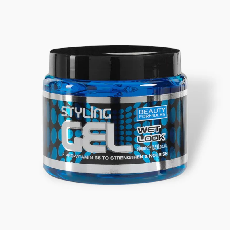 Beauty Formulas Wet Look Blue Pro Styling Gel 500ml