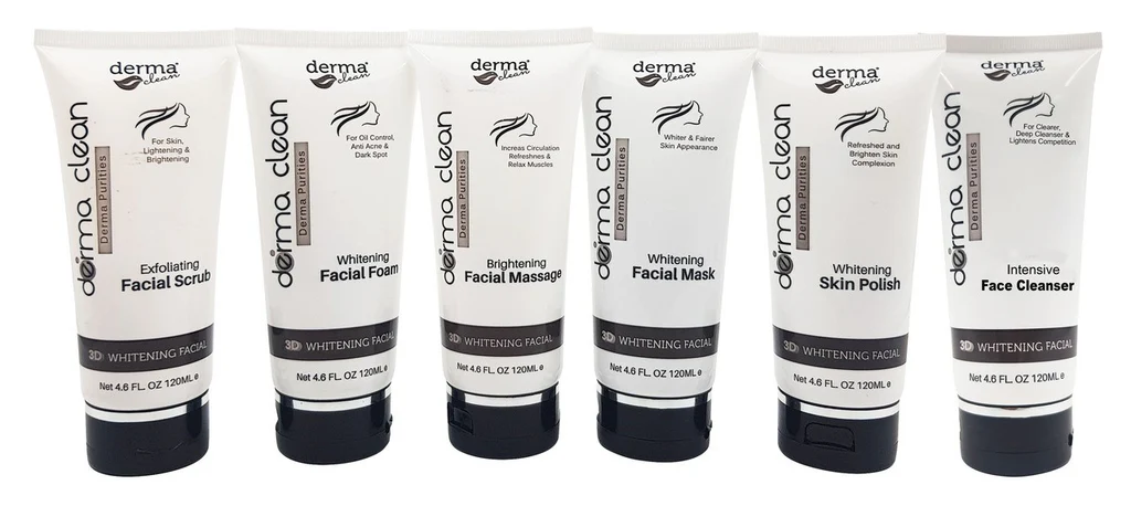 Derma Clean 3D Whitening Facial Kit 120 ML