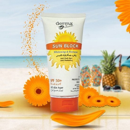Derma Sun Block SPF 50 3D Whitening & Fairness
