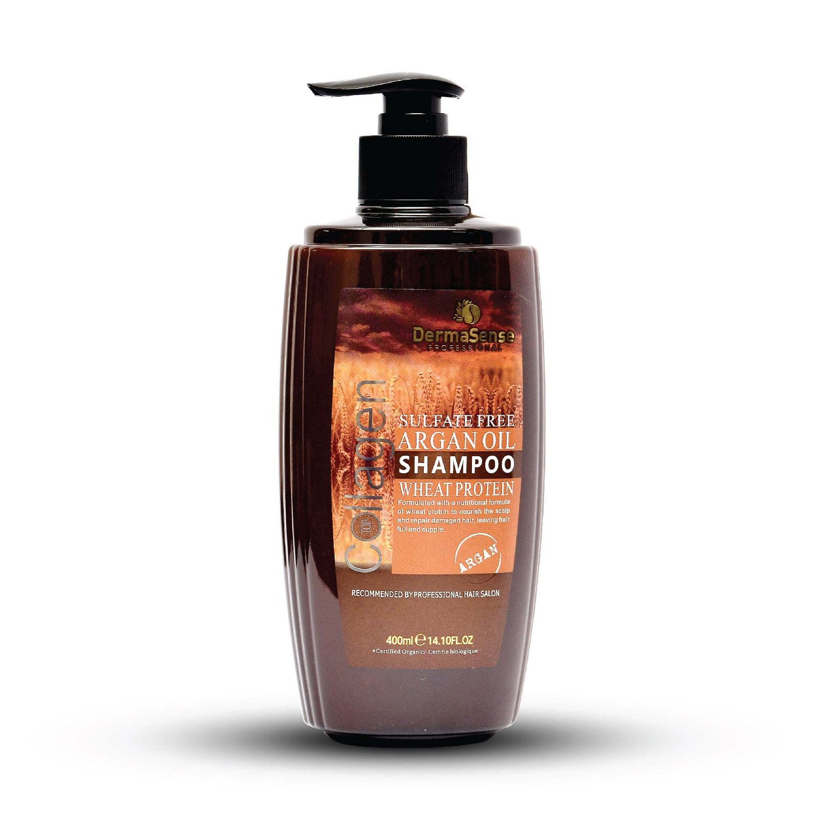 Derma Sense – Wheat Protein Sulfate Free Collagen Shampoo (400ml)
