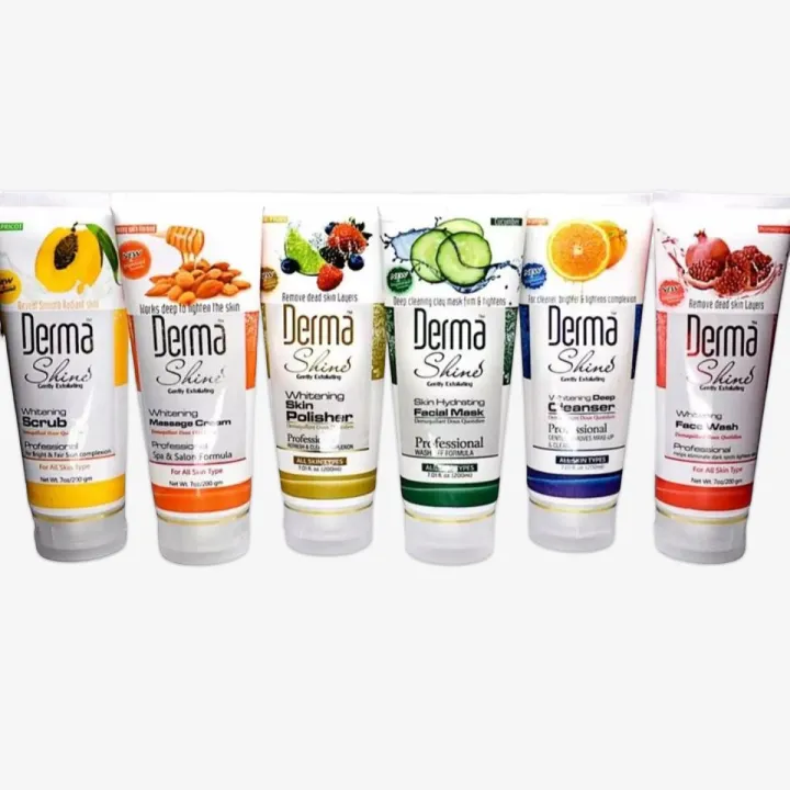 Derma Shine Facial Kit Tubes (Each Price)