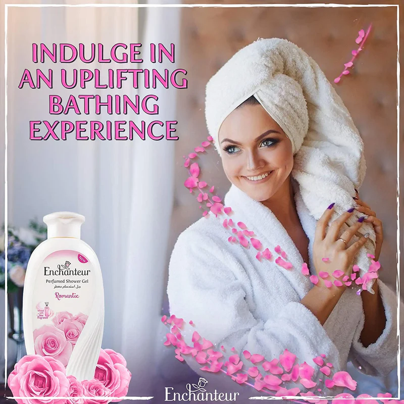 Enchanteur Romantic Shower Gel 550ml - Image 3