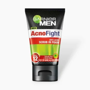 Garnier Men Acno Fight Facial in Foam Scrub 100ml - Scrubs & Exfoliators