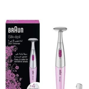 Braun Female Hair Remover Fg-1100 Precision Trimmer For Face & Bikini With 4 Grooming Extras, Battery-powered, Gentle On Sensitive Skin