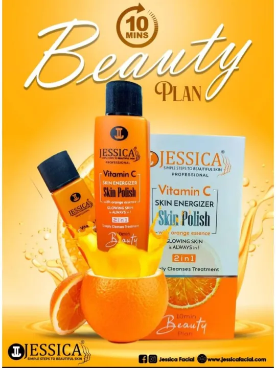 Jessica Vitamin C 2in1 Skin Polish 120ml – 10 Mins Beauty Plan
