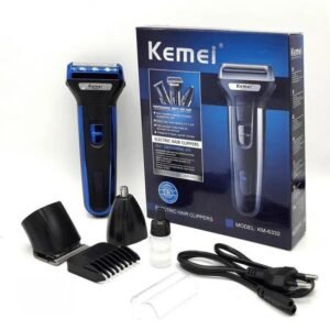 Kemmi 3 In 1 KEMEI KM-6332 Rechargeable Electric Shaver & Trimmer - Electronics