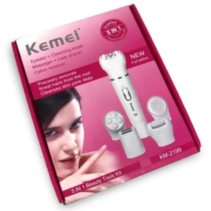Kemmi KEMEI 5 In 1 Beauty Tools Kit for Women - Electronics