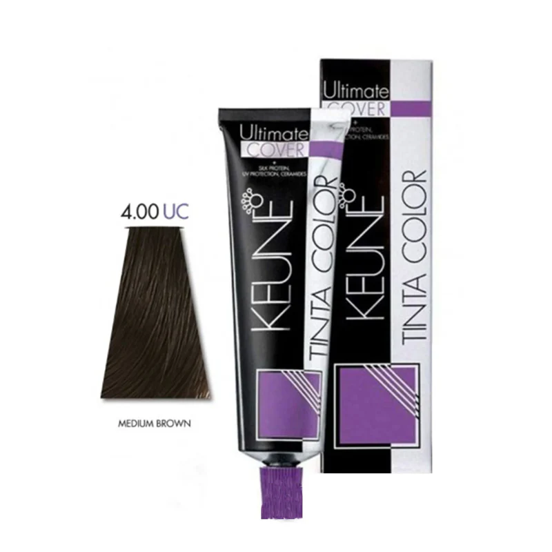 Keune Professional Ultimate Hair Color – 400UC Medium Brown