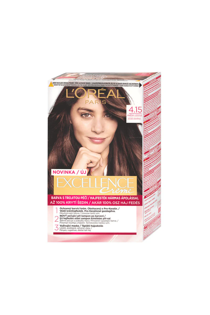 Loreal Excellence Creme 4.15 Hair Color - Hair Care