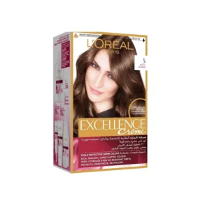 Loreal Excellence Creme Hair Color - 5 Light Brown - Hair Care