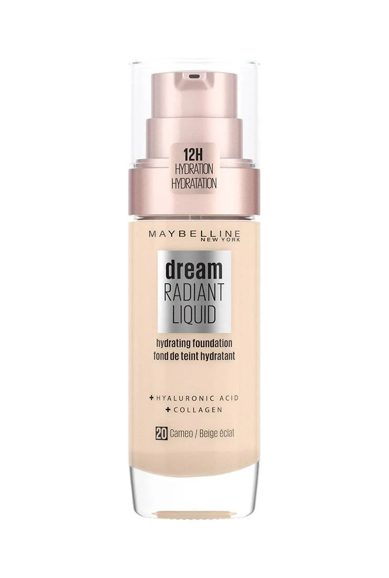 Maybelline- Dream Radiant Liquid Hydrating Foundation All Shades