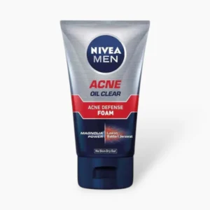 Nevia Nivea Men Acne Oil Clear Defense Facial Foam 100ml - Face Wash
