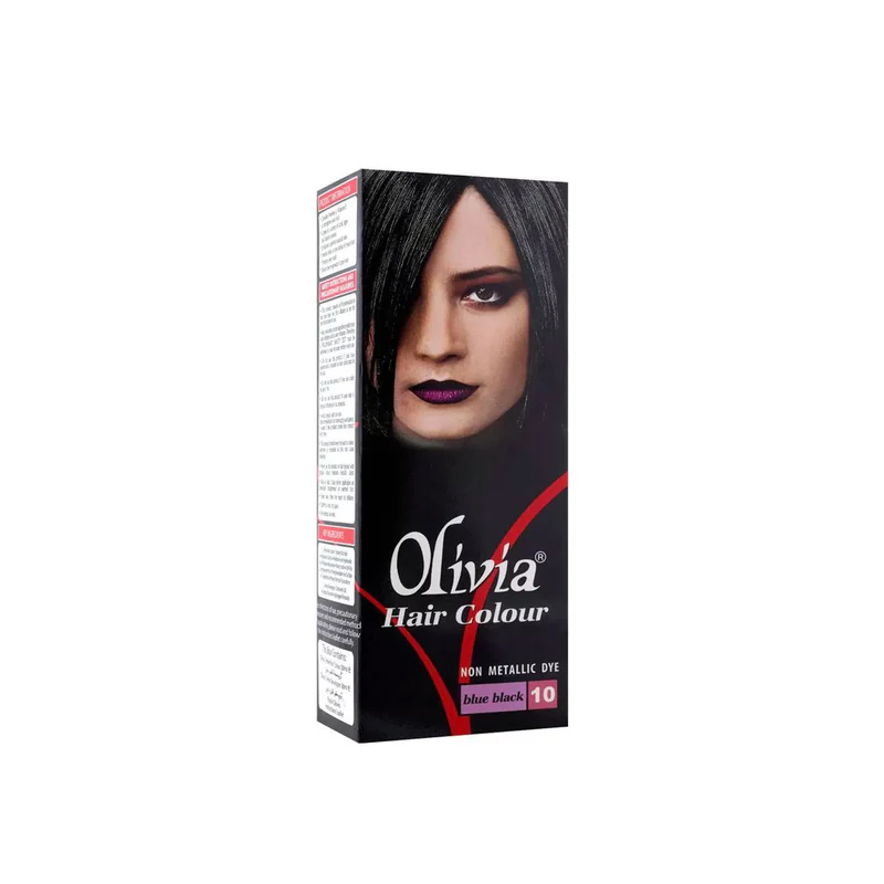 Olivia Non Metalic Dye Hair Color – 10 Blue Black