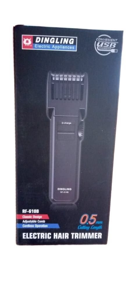 Original Dingling RF-610B Professional Hair & Beard Trimmer USB Charging