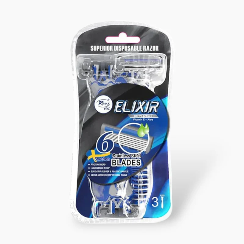 Rivaj Elixir Razor – Men (Pack of 3)