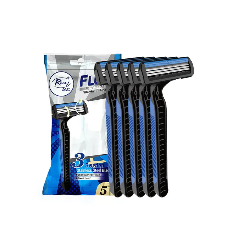 Rivaj Flux Razor - Men (Pack of 5) - Men & Women Razors - view 2