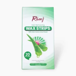 Rivaj Hair Removing Body Wax Strips (Aloe Vera & Lotus Flower) - Skin Care