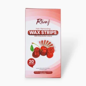 Rivaj Hair Removing Wax Strips (Shea Butter & Berry) - Skin Care