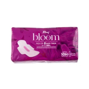 Rivaj Maxi Thick Bloom Sanitary Pads (Extra Large) 16 PCS - Feminine Care