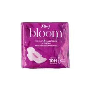 Rivaj Maxi Thick Bloom Sanitary Pads (Extra Large) 8 PCS - Feminine Care