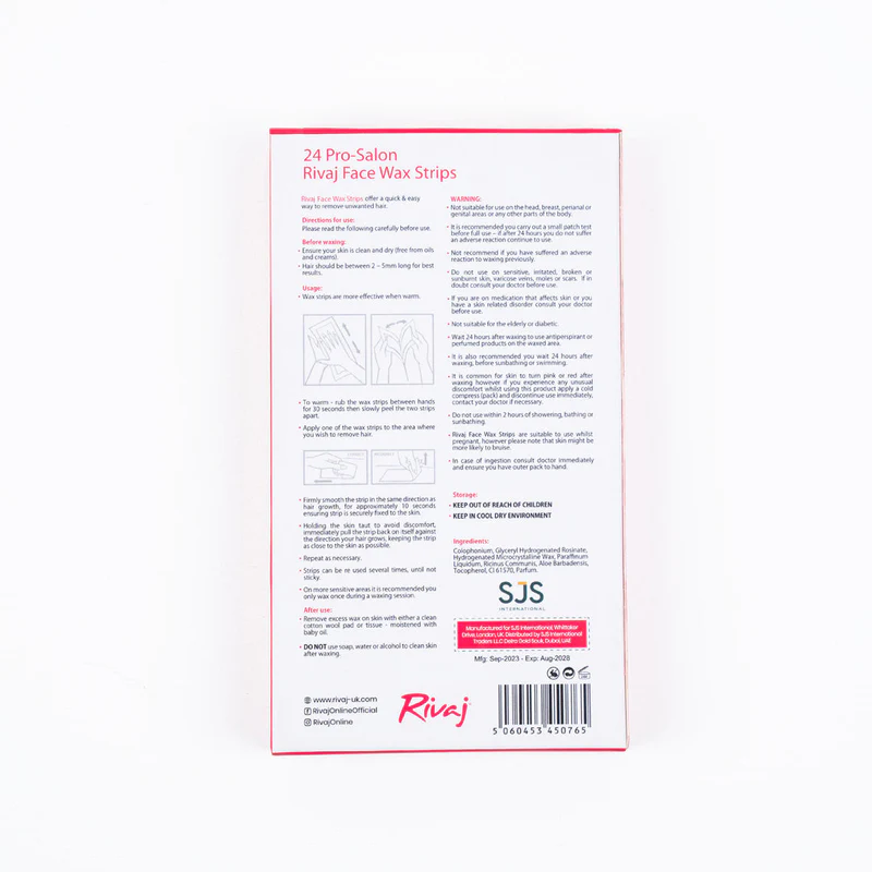 Rivaj Soft Pro-Salon Regular Face Wax Strips - Skin Care - view 2